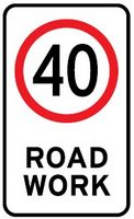 speed limit for road work